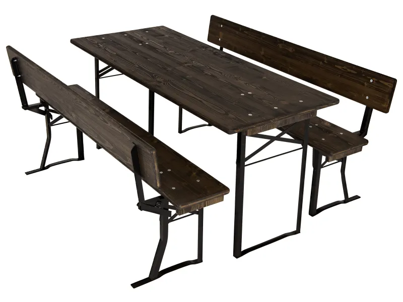 Festzeltgarnitur 164 cm für 6 Personen