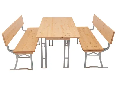 Bierzeltgarnitur vierbeinig