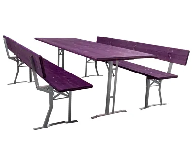 Bierzeltgarnitur Sonderfarbe