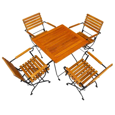 Terrassenmöbel Set 80x80 cm