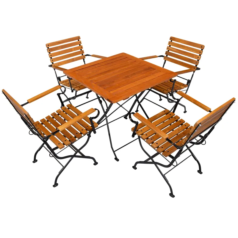 Terrassenmöbel Set 80x80 cm