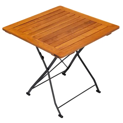 Terrassentisch quadratisch 80 x 80 cm