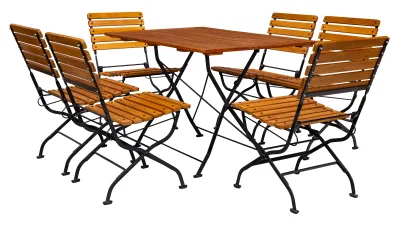 Terrassenmöbel Set 120x80 cm