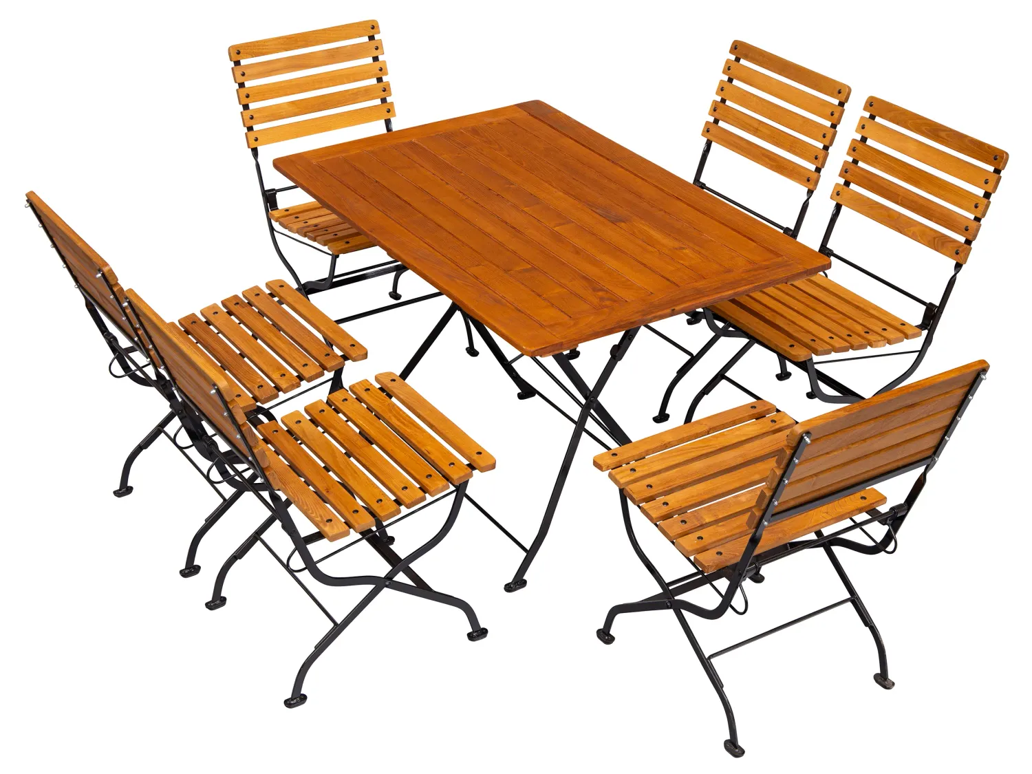 Terrassenmöbel Set 120x80 cm