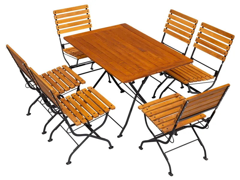 Terrassenmöbel Set 120x80 cm