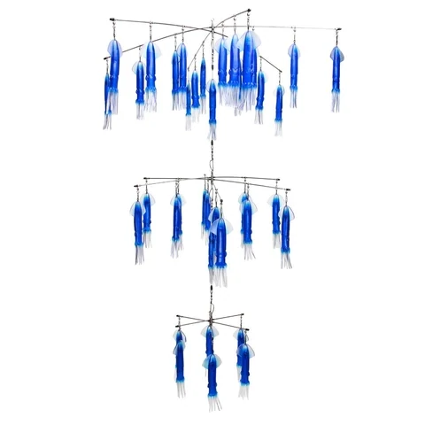 Fathom Triple Tier Dredge 9&quot; Laser Blue Squids