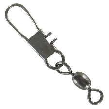 FJ Neil Black Interlock Snap Swivel 12 Pk