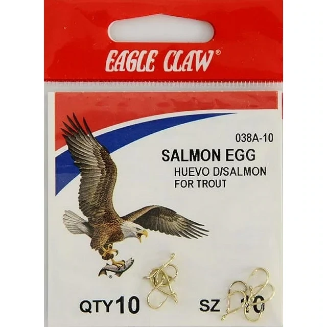 Eagle Claw Salmon Egg Hook 038AH