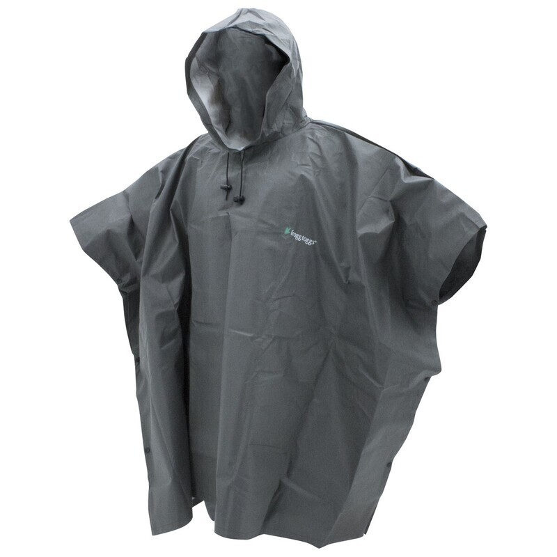 Frogg Toggs Ultra Lite II  Poncho Black (one size)