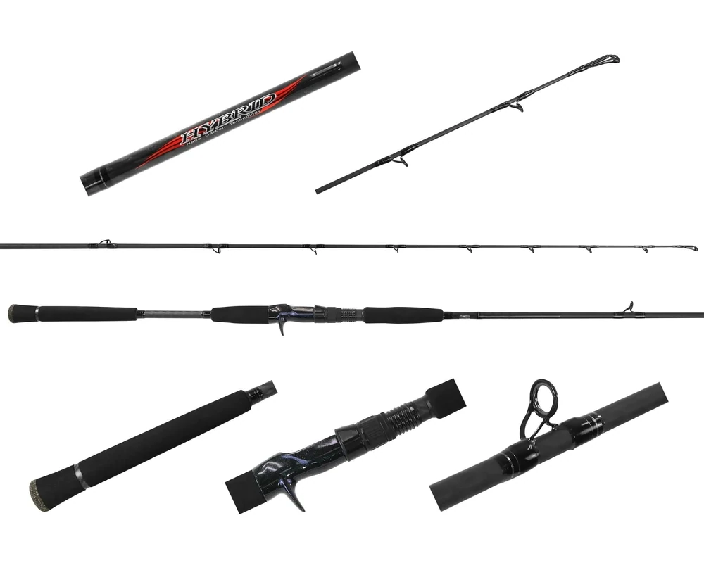 Jigging World Hybrid 7&#39; XH 30 - 60# 3 - 8oz Conv