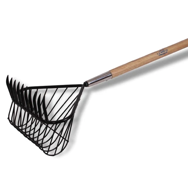 Kb White 10 Tine Quahog Rake Steel 6&#39; Handle
