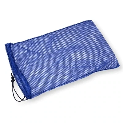 Kb White 24" x 14" Blue Clam Bag