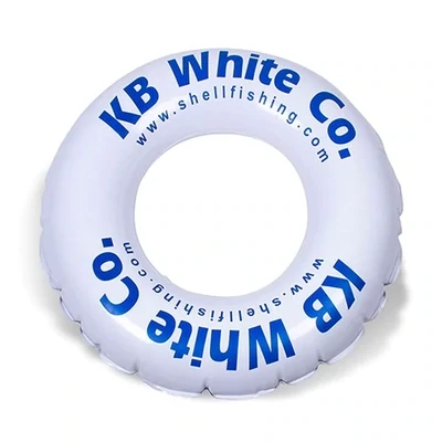 Kb White 1 Peck White Vinyl Float