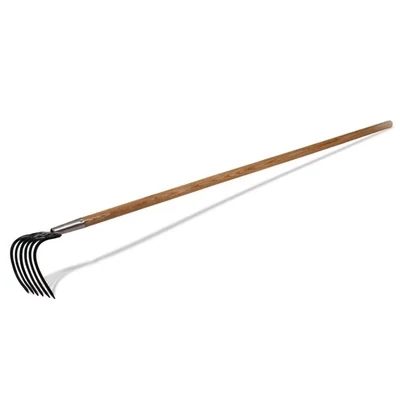 Kb White Quahog Rake 60&quot; 6 Tine