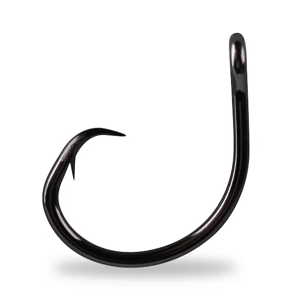 Mustad Demon In-Line Circle, 3X,Black Nickel