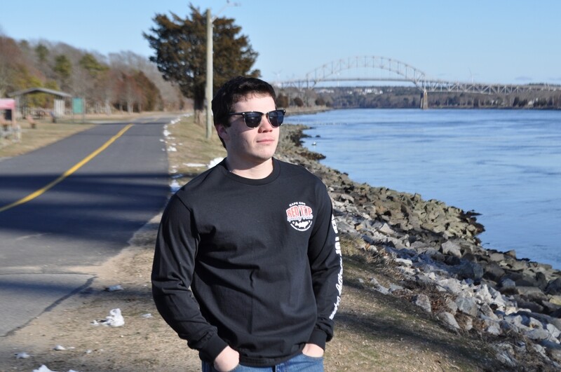 Red Top Long Sleeve Black
