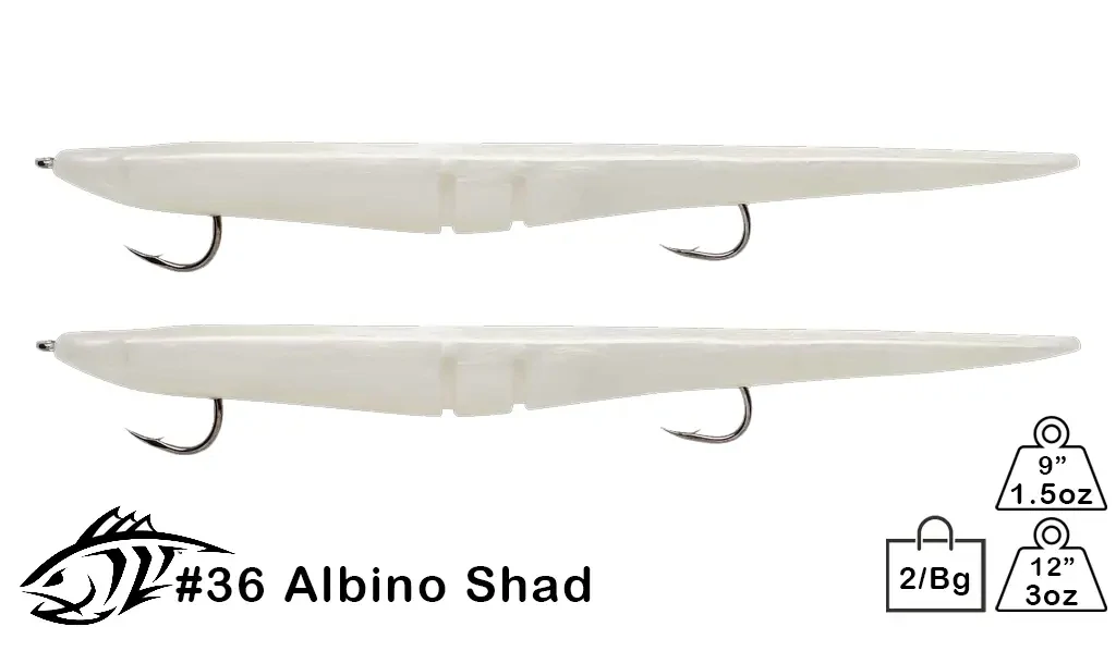 Sluggo 9&quot; Tandem Rigged