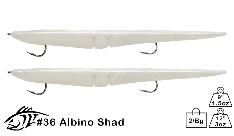 Sluggo 9&quot; Tandem Rigged
