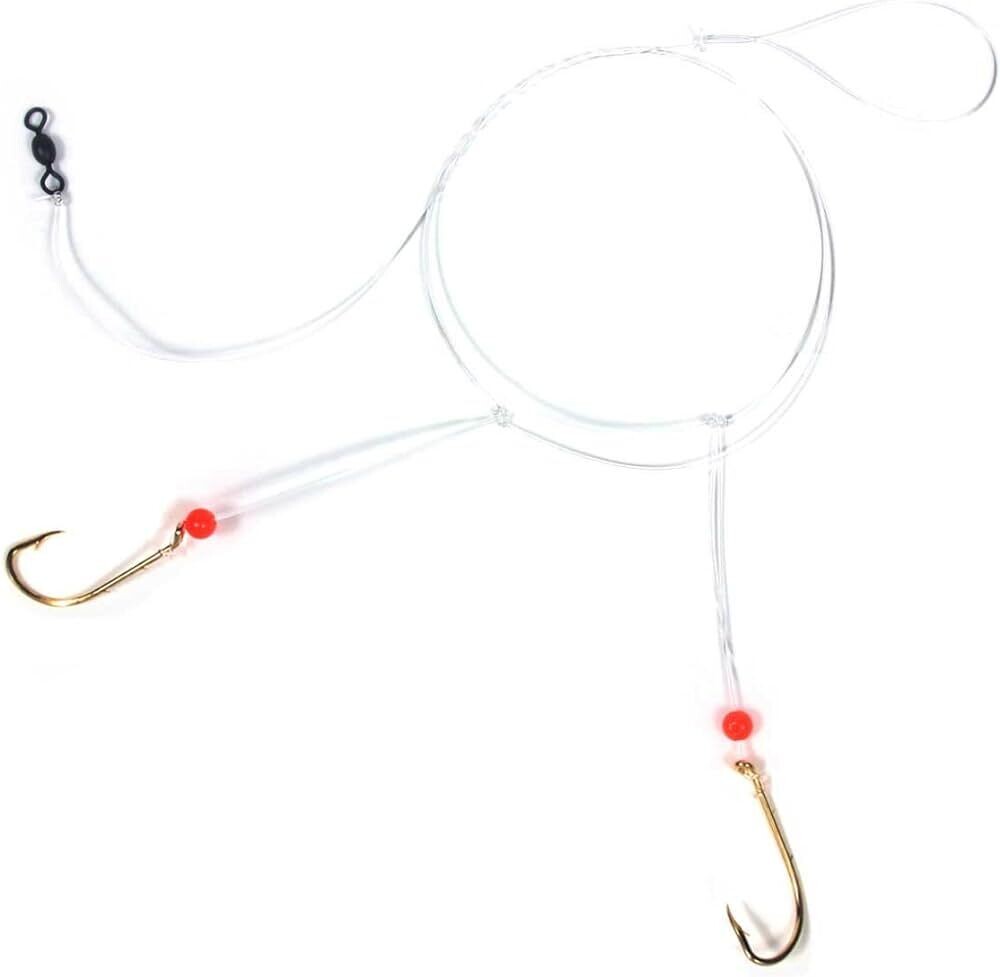 Ss Hurricane Porgy 2 Hook Rig #4 Bronze