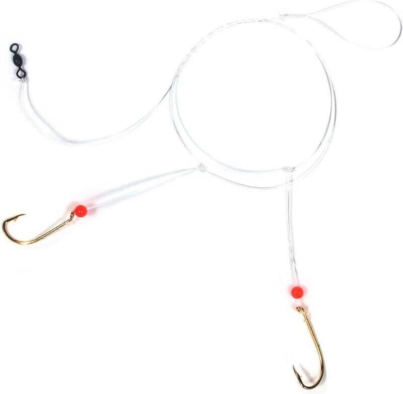 Ss Hurricane Porgy 2 Hook Rig #4 Bronze
