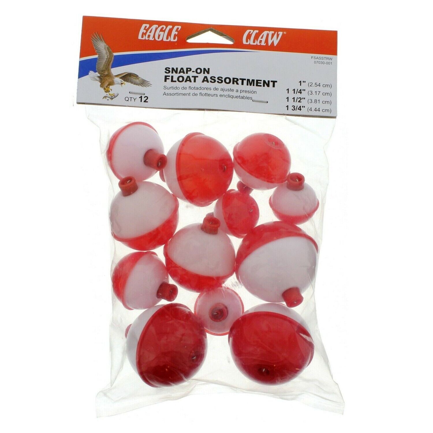 Ec 12 Pcs Assorted Float Red