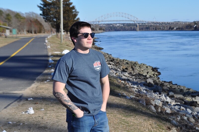 Red Top Short Sleeve Dark Heather