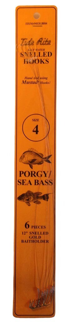 T/r Snelled Hook Scup