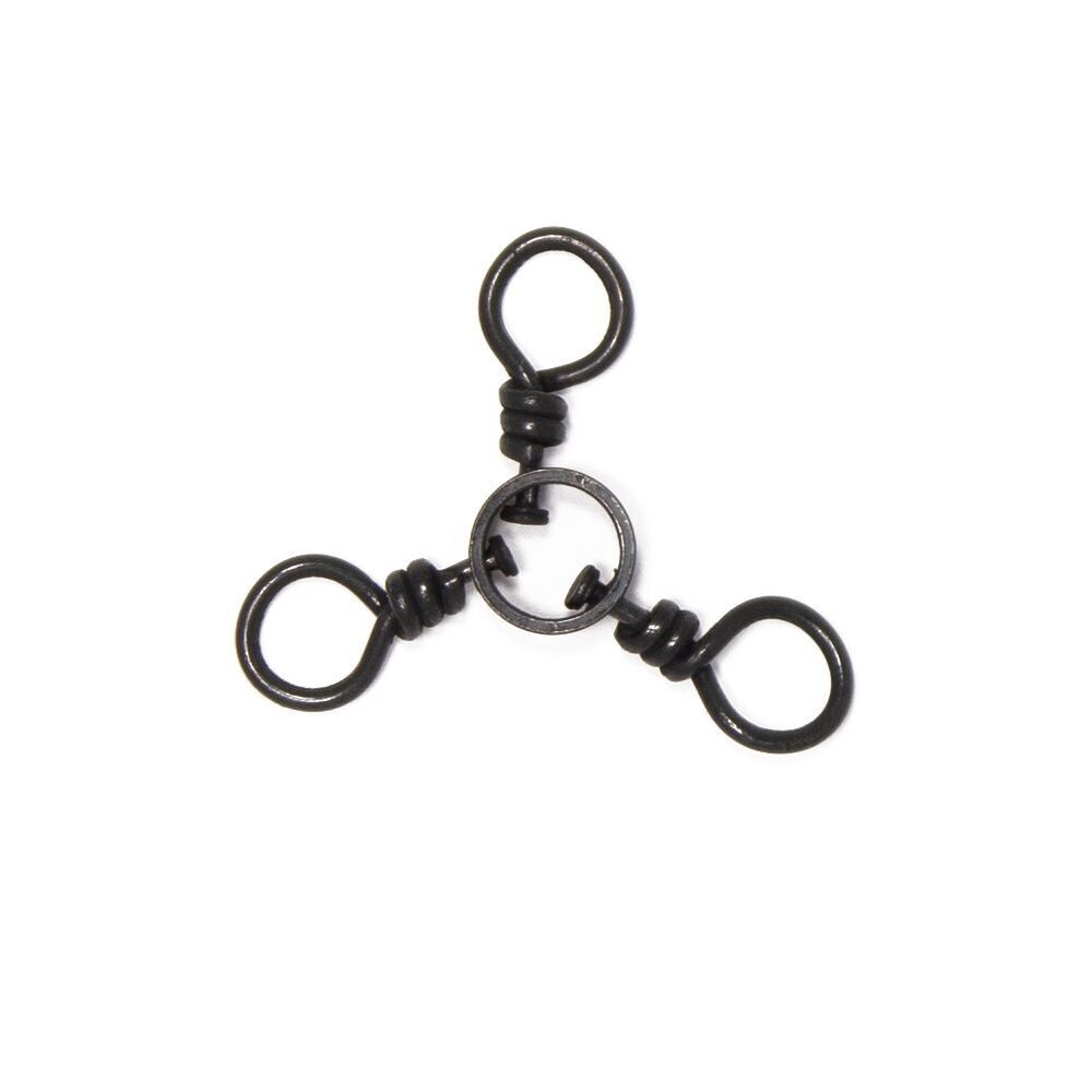 FJ Neil 3-Way Black Snap Swivel