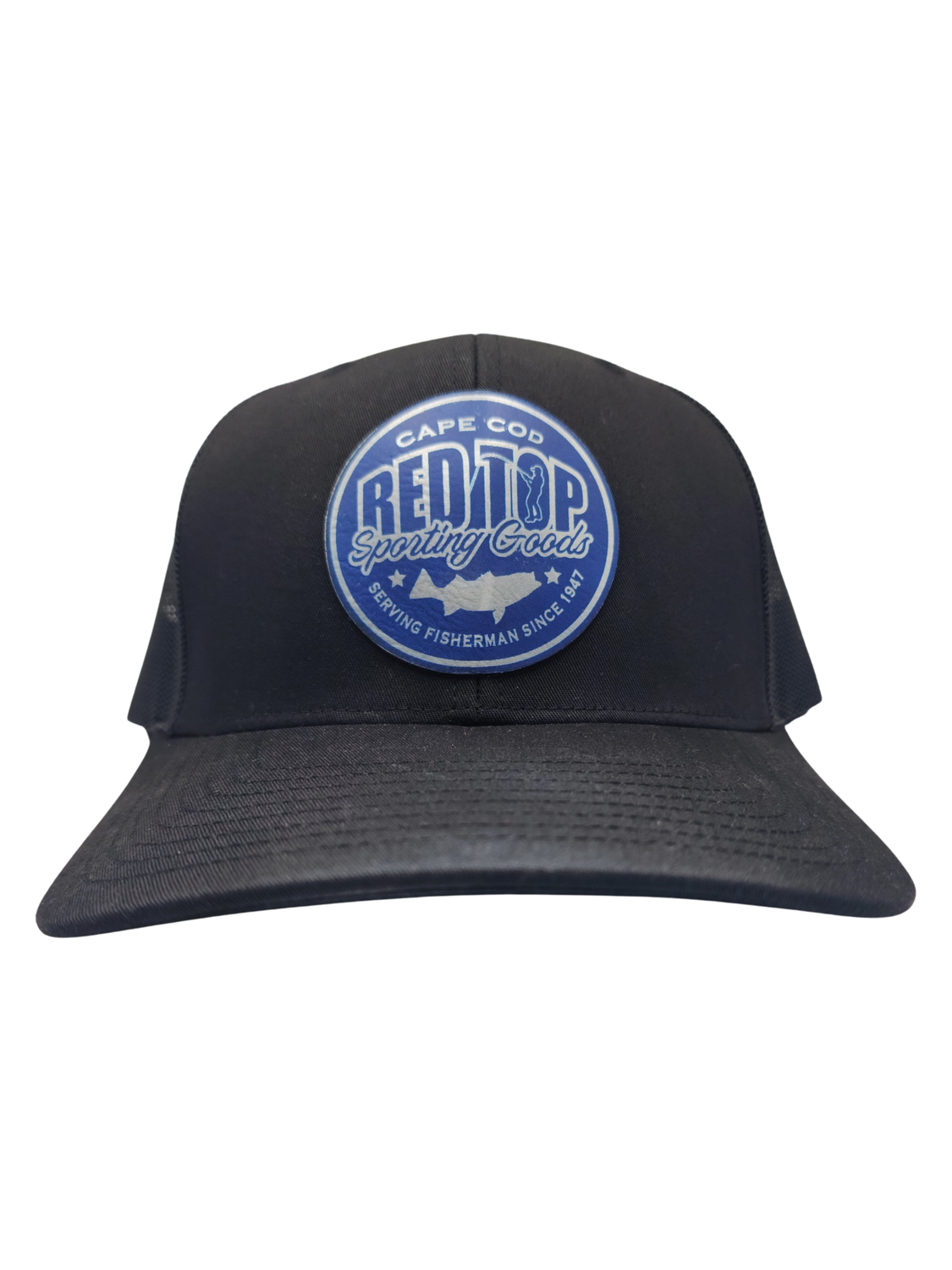 Red Top Hat Leather Patch