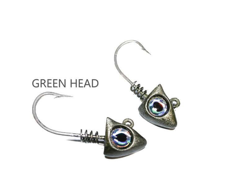 Joe Baggs Green Mackerel Twisted Heads 2 Pack