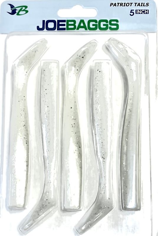 Joe Baggs Patriot Fish 6in Replacement Tails 3 Pack