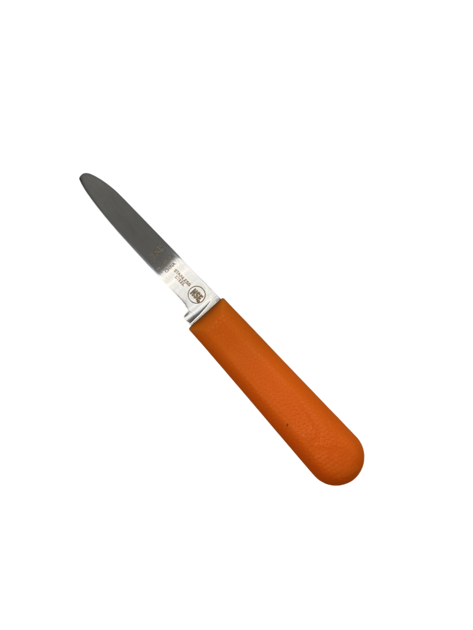 Mercer Shellfish Knife - Poly Orange Handle, Size &amp; Style: 3.25&quot; Clam