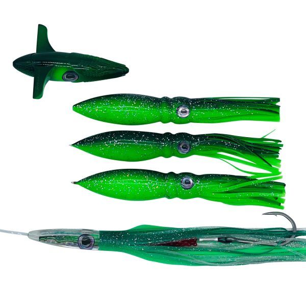 Chatter Lures Wingman Daisy Chain, Color: Green Mackerel