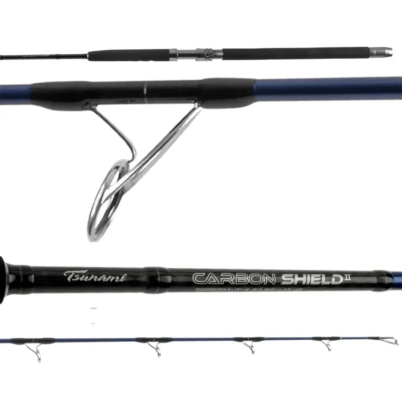 Tsunami Carbon Shield II Tuna Jigging Rod