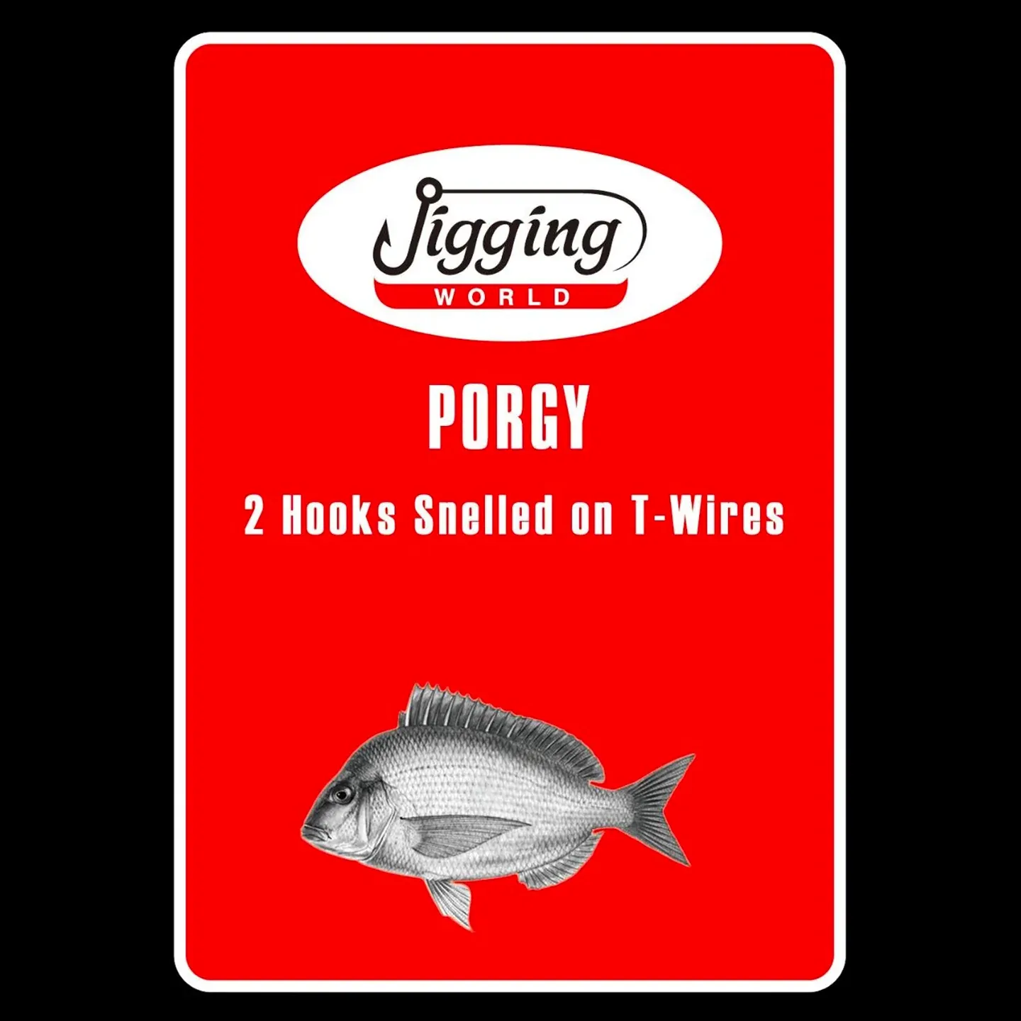 Jigging World Porgy Rig, Color/Size: SZ #1 T Wire