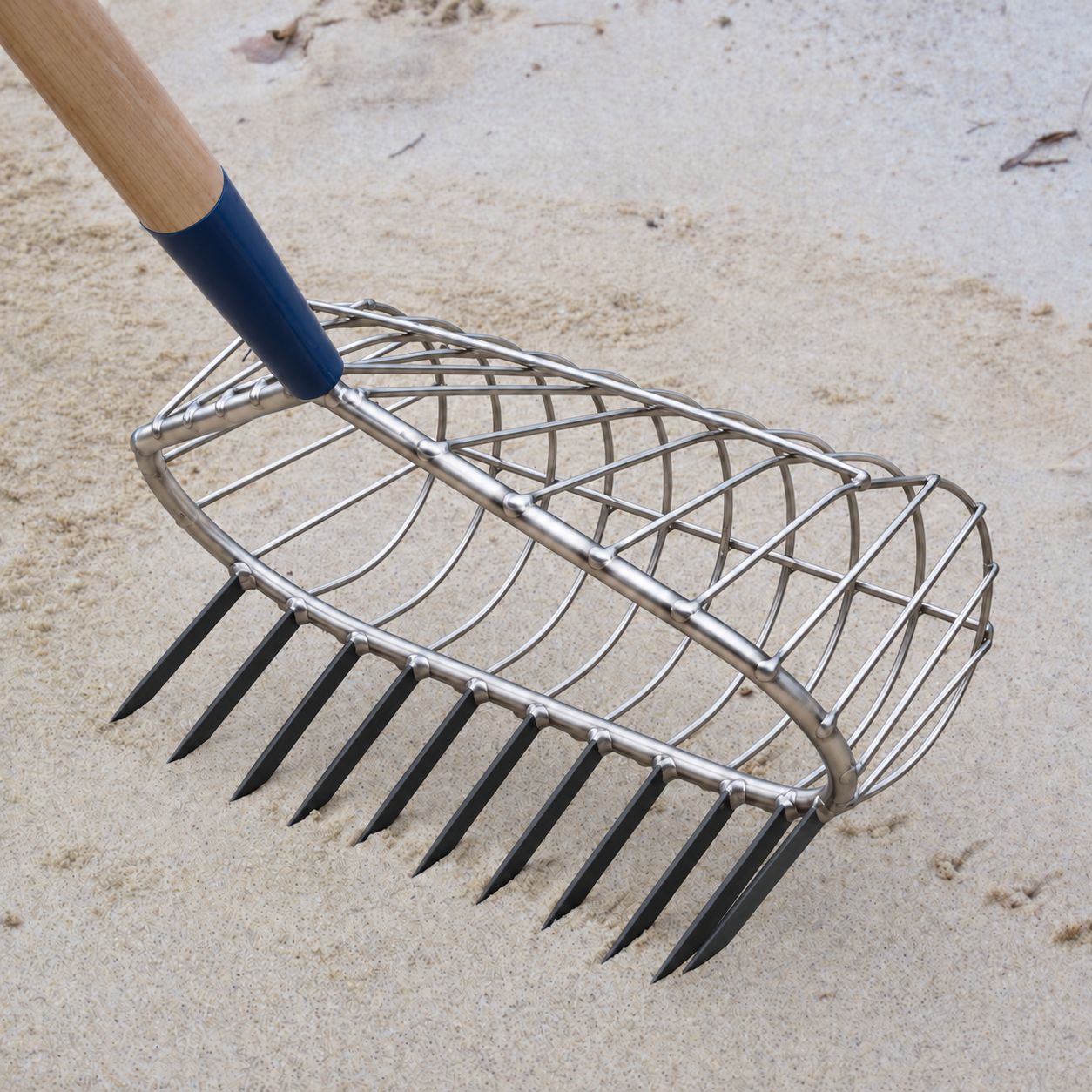 Ribb 11 Tooth Recreational Rake Stainless Steel