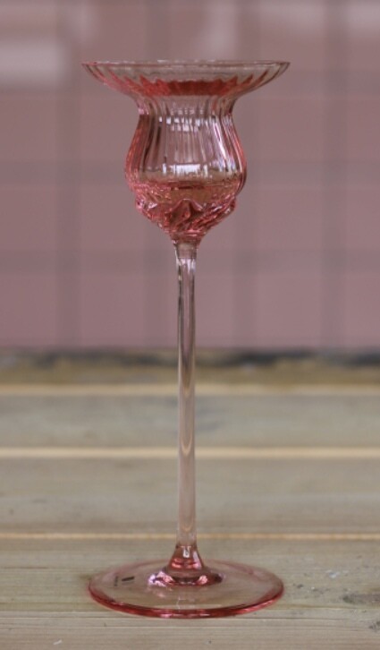 Rosa Tulip Candlestick 8&quot;