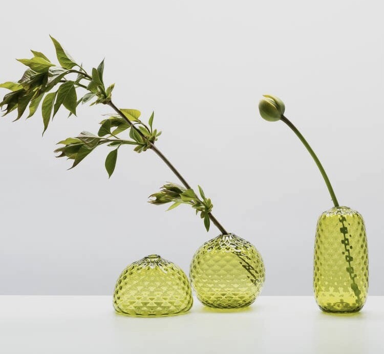 Olive Tall Bud Vase