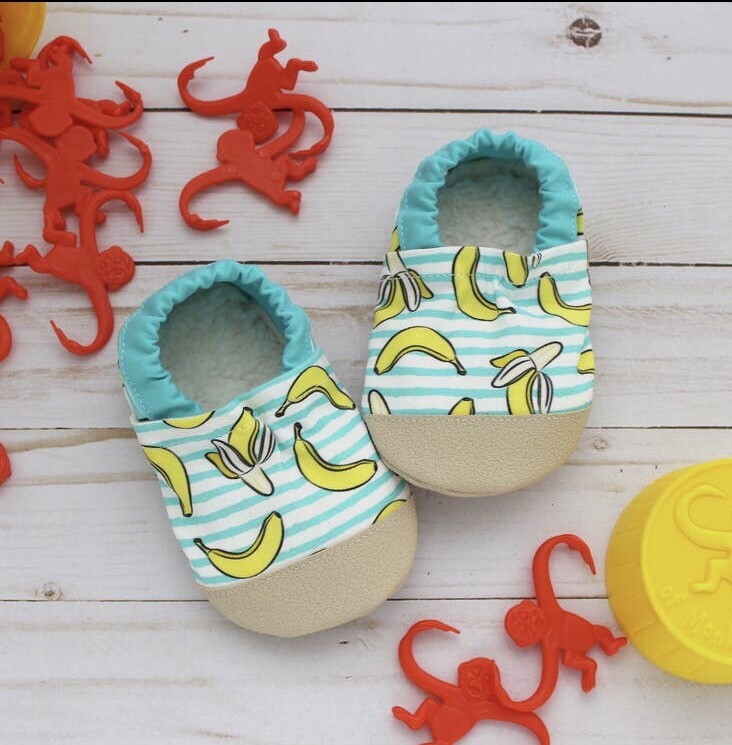 Go Bananas Baby Slipper  6-12 months