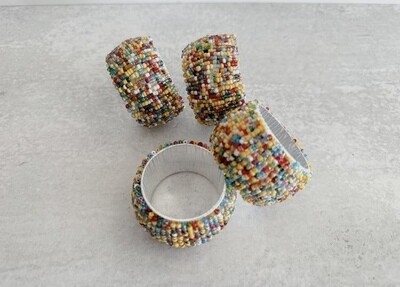 Beaded Napkin Rings