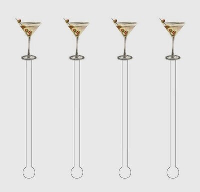 Dirty Martini Sticks