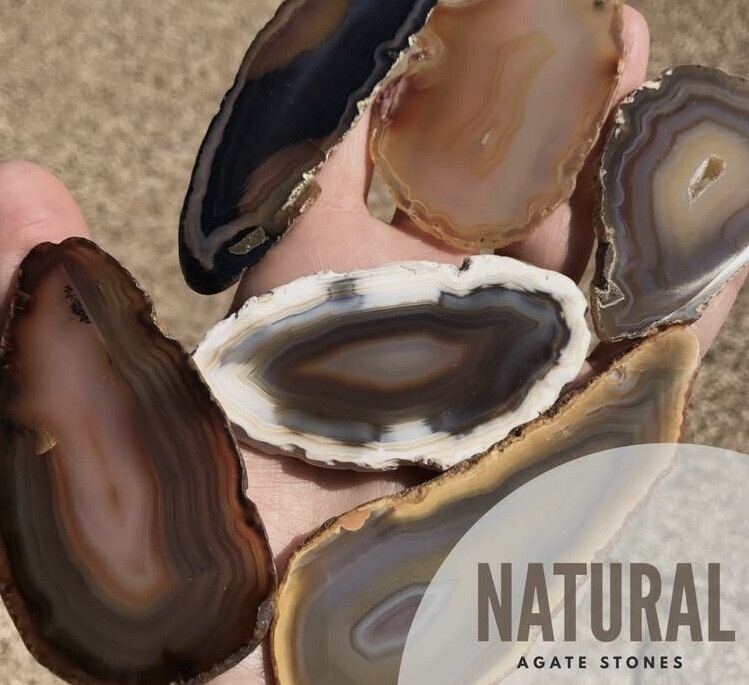 Natural Agate Wine Stopper