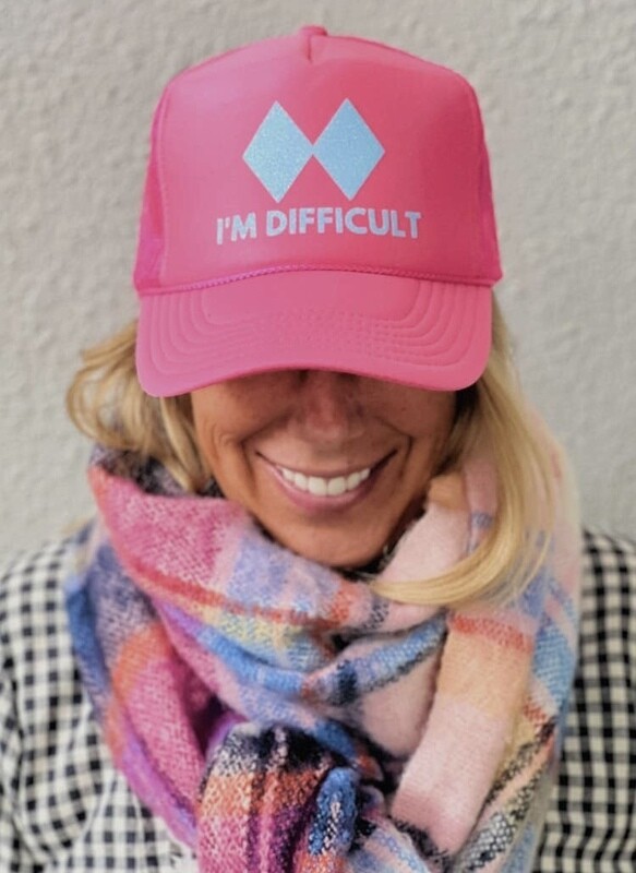 Adult I&#39;m Difficult Trucker Hat