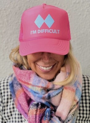 Adult I'm Difficult Trucker Hat