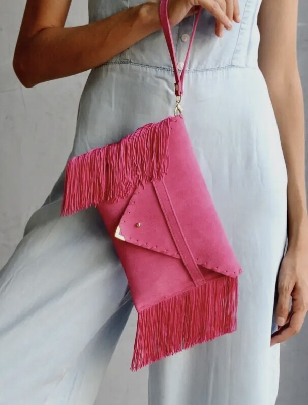 Medusa Fringe Clutch