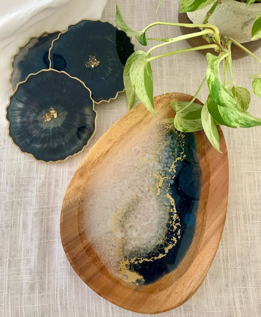 Two-tone Set of Coasters