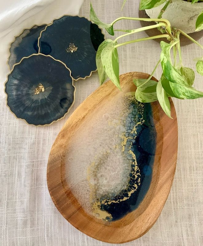 Two-tone Set of Coasters