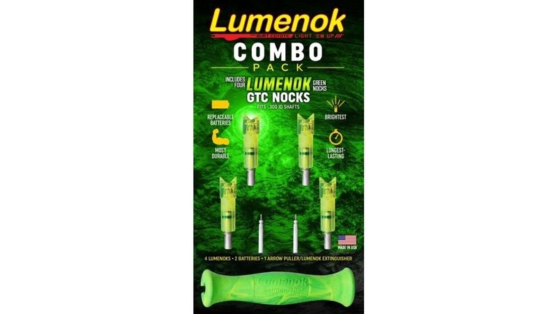 LUMENOK GOLDTIP LIGHTED NOCK COMBO PACK
