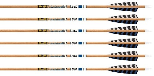 Gold Tip Traditional Fletched