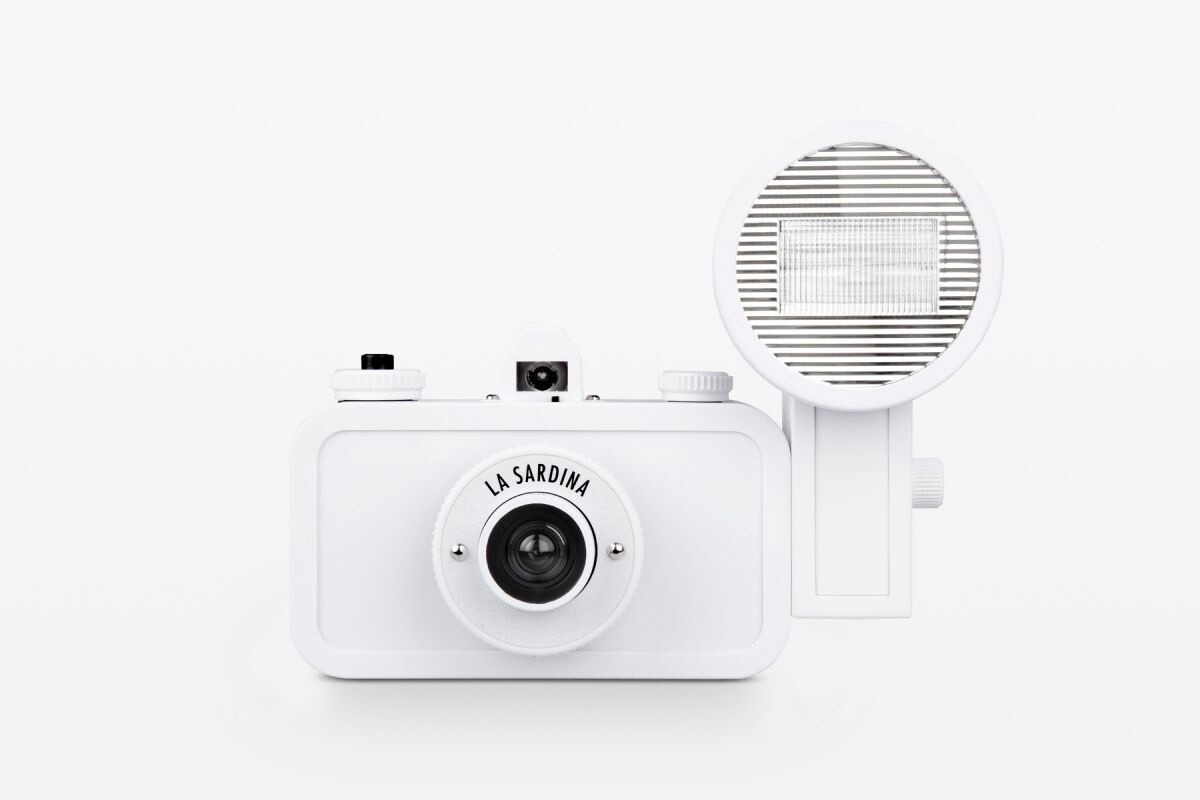 Lomography La Sardina DIY with flash 35mm camera